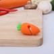 Pot lid stopper - carrot - silicone lid holder