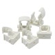 Lockable pipe holder UZ20 - 20 mm - holder with hose clamp - 5 pcs