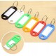 Keychain with ID badge - 50 pcs - pendant with label - Mix of colors