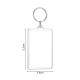 Keychain with ID tag - Keyring with label - Mix of colors