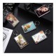 Keychain with ID tag - Keyring with label - Mix of colors
