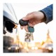 Keychain with ID tag - Keyring with label - Mix of colors