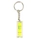 Keychain with a mini spirit level -