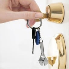 Keychain with a mini adjustable wrench - Keychain for a mechanic