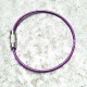 Keychain - purple - Pendant - Screwed steel keychain - 15cm Keychain - purple - Pendant - Screwed steel keychain - 15cm