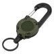 Key Rope Retractor with Carabiner - Retractor Key Ring Lanyard