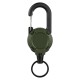 Key Rope Retractor with Carabiner - Retractor Key Ring Lanyard