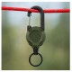Key Rope Retractor with Carabiner - Retractor Key Ring Lanyard
