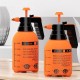 Manual pressure sprayer - 2L - orange - brass nozzle