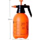 Manual pressure sprayer - 2L - orange - brass nozzle