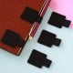 Pen holder - self-adhesive - black - for