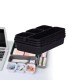 Desk organizer - black - for office supplies - for cosmetics