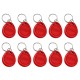 RFID Keychain 125KHz Red NFC Contactless Unique Intercoms x10 pcs RFID Keychain 125KHz Red NFC Contactless Unique Intercoms x10 pcs