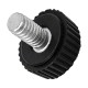 Knurled knob M4x10mm - knob, bakelite head screw Knurled knob M4x10mm - knob, bakelite head screw