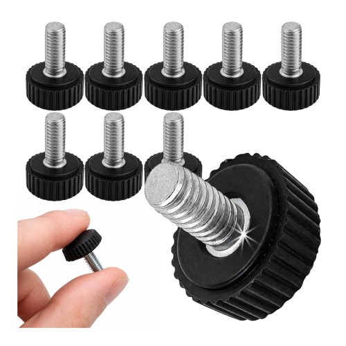 Knurled knob M4x10mm - knob, bakelite head screw Knurled knob M4x10mm - knob, bakelite head screw