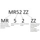 Ball bearing 5x10x4 - 5mm axis - type MR105 MINI - MR105zz