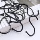 S-type hook - 2.5' black - Metal hanger -