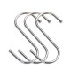 S-type hook - 65mm - Silver - Metal hanger -