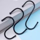 S-type hook - 80mm black - Metal hanger -