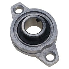 Self-aligning bearing in aluminum housing - KP000 - 10mm - shaft support