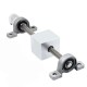 Self-aligning bearing in aluminum housing - KP000 - 10mm - shaft support