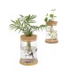 Self-watering Flowerpot - 10.2 cm - White - Automatic Plant Watering