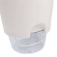 Savaime laistantis gėlių vazonas – 14.5 cm – baltas – su