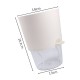 Savaime laistantis gėlių vazonas – 14.5 cm – baltas – su