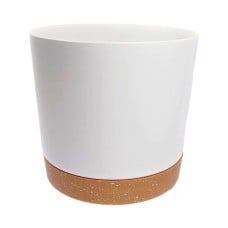 Savaime laistantis gėlių vazonas – 14.5 cm – baltas – su
