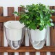 Self-watering Flowerpot - 14.5cm - White - With Irrigation System