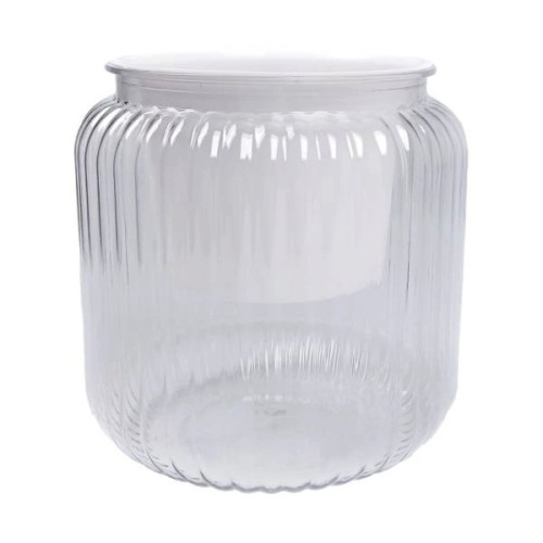 Savaime laistantis gėlių vazonas – 14.5 cm – baltas – su Savaime laistantis gėlių vazonas – 14.5 cm – baltas – su