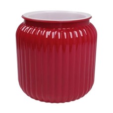 Savaime laistantis gėlių vazonas – 14.5 cm – baltas – su