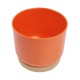 Self-watering Flowerpot - 14.5cm - White - With Irrigation System