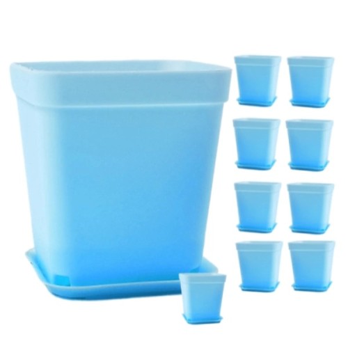 Self-watering Flowerpot - 14.5cm - White - With Irrigation System Self-watering Flowerpot - 14.5cm - White - With Irrigation System