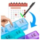 Weekly medicine container - 7 compartment box - Organizer