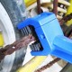 Brush for cleaning bicycle and motorcycle chains - blue Brush for cleaning bicycle and motorcycle chains - blue