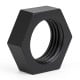 Šešiakampė veržlė su apykakle - M4 - 10 vnt, - geltonai cinkuota - metrinė