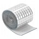 Silver glass mosaic - roll 100x4cm 1mm - 3D self-adhesive mosaic sticker