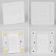 Wall cable outlet with hidden hole 20mm - Cover - Cable entry for wires