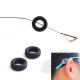 Silicone stoppers for glasses - mix of colors - anti-slip round ear tips