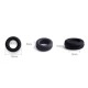 Silicone stoppers for glasses - mix of colors - anti-slip round ear tips