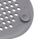 Silicone strainer for the sink - white square - Bathroom drain filter