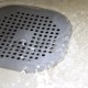 Silicone strainer for the sink - white square - Bathroom drain filter