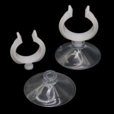 Silicone suction cup with handle 13x30mm for tubes and hoses - for aquarium