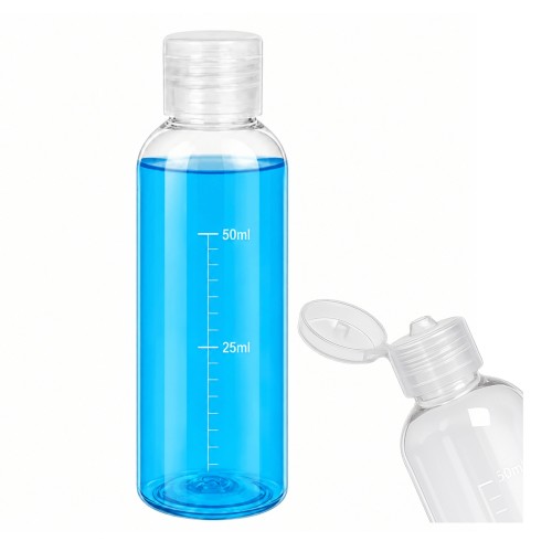 Transparent 100ml Travel Measuring Bottle with Plane Graduation Transparent 100ml Travel Measuring Bottle with Plane Graduation