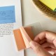 Transparent notes - yellow - 50x50 - self-adhesive transparent notes