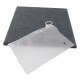 Transparent notes - yellow - 50x50 - self-adhesive transparent notes