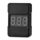 Meter and Alarm Buzzer BX100 LiPo 2-8S - Lipo battery meter with