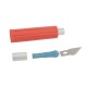 Scalpels, modeling knives - a set of 13 blades and 3 handles.