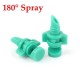 Garden sprinkler 180 degrees - green - Mist - Nozzle for plant irrigation system
